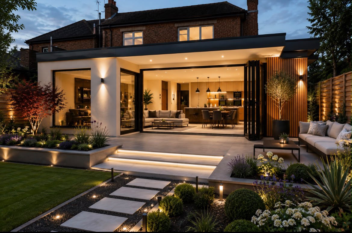Premium glazed house extension